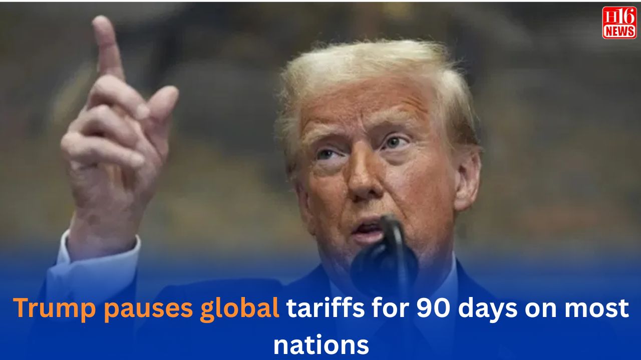 Trump pauses global tariffs for 90 days on most nations